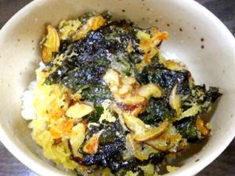 サクッと美味しい「わかめのかき揚げ丼」